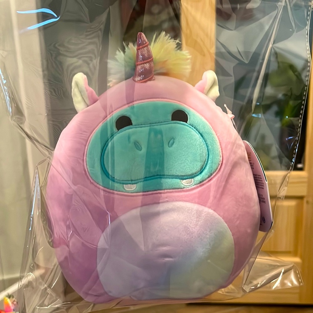 Hank the Hippo in Pegasus Costume 7” Squishmallow